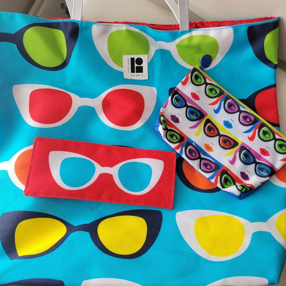 Colorful Ipsy Accessory Pouch ~ Mod Retro Look ~ VGUC ~ Cosmetics, Change Purse